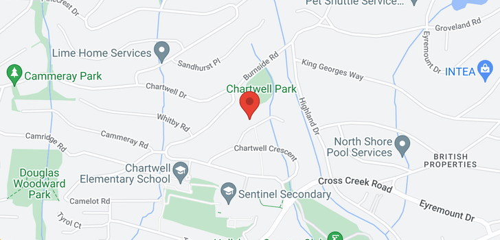 map of 1257 CHARTWELL PLACE